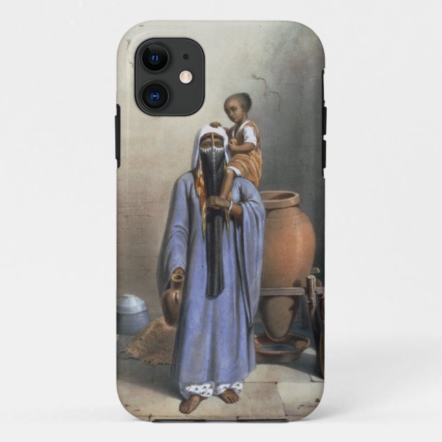 Fellah-Frau und Kind, Illustration 'vom Val Case-Mate iPhone Hülle (Rückseite)