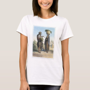 Fellah-Mann und Frau, Illustration 'vom Valle T-Shirt