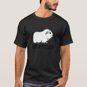 Fellgrafik Meerschweinchenbesitzer Haustier Cavy A T-Shirt
