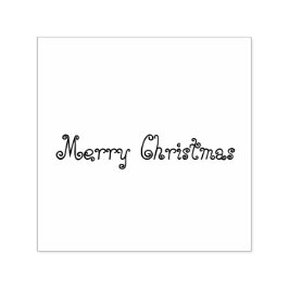 Felliger und heller Weihnachten Permastempel