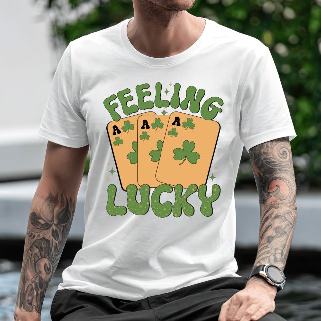 Felling Lucky Happy St. Patrick's Day T - Shirt (Von Creator hochgeladen)