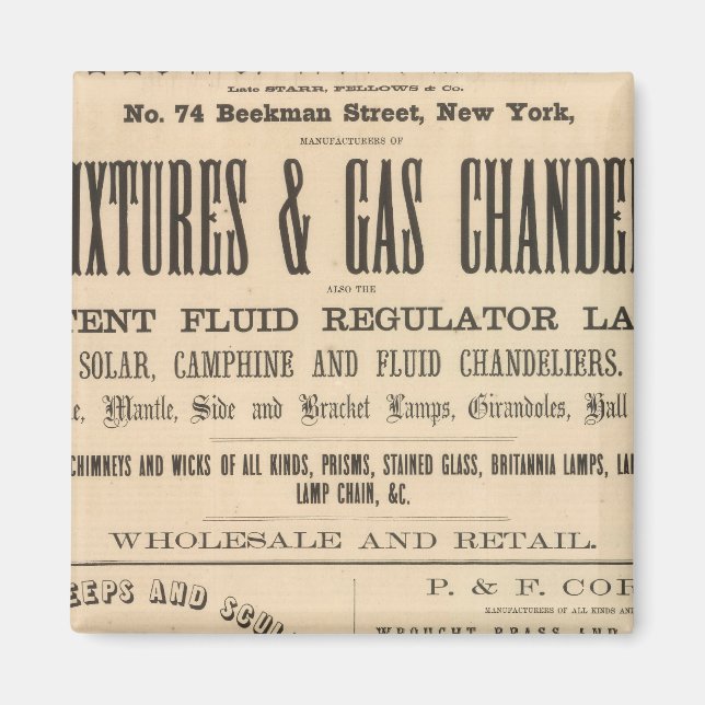 Fellows, Hoffman und Company Magnet (Vorne)