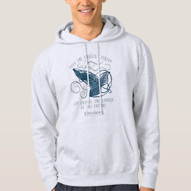 Fellowship-Elben-Brosche-Zitat-Grafik Hoodie (Vorderseite)