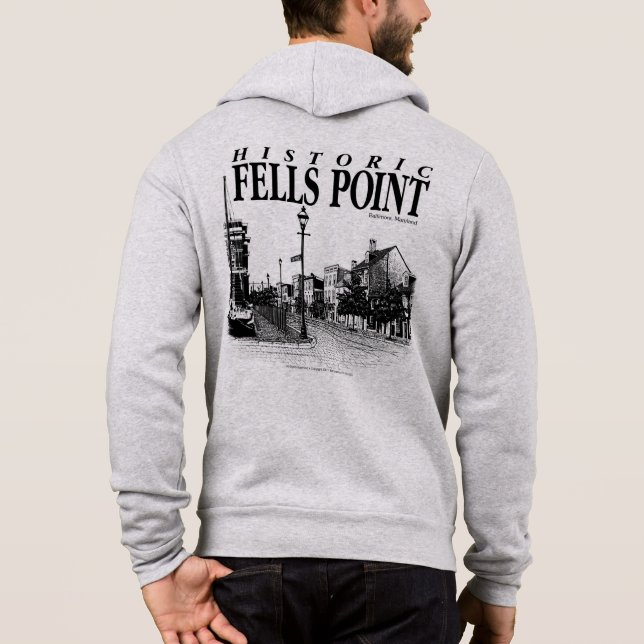 Fells Point Original Art Hoodie (Rückseite)