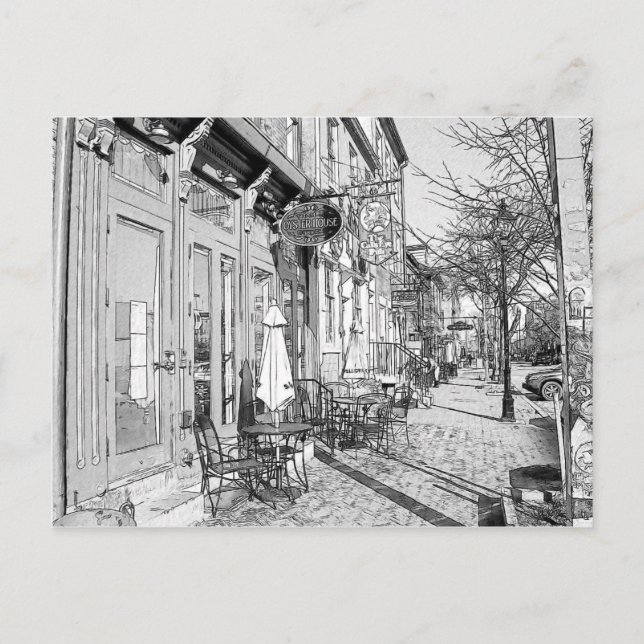 Fells Point Postkarte (Vorderseite)