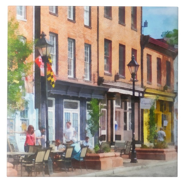 Fells Point Straße Fliese (Vorderseite)
