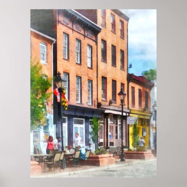 Fells Point Street Poster (Vorne)