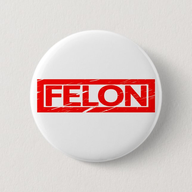 Felon Briefmarke Button (Vorderseite)