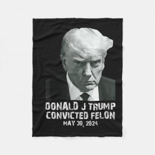 Felon Donald Trump Guilty sperrt Trump das Gefängn Fleecedecke