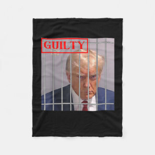 Felon Donald Trump Guilty sperrt Trump das Gefängn Fleecedecke