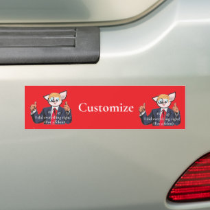 Felon Präsident Thunder_Cove Autoaufkleber