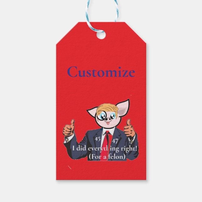 Felon Präsident Thunder_Cove Geschenkanhänger (Vorderseite)
