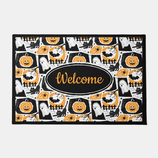 Felpudo Beware of the cat! Fußmatte (Vorderseite)