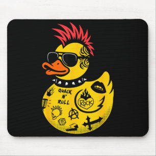 Fels Gelber Gummi-Ente Männer Frauen Kinder Lustig Mousepad