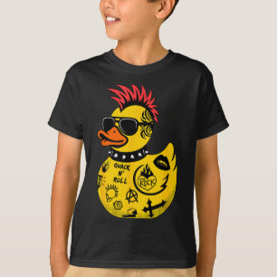 Fels Gelber Gummi-Ente Männer Frauen Kinder Lustig T-Shirt