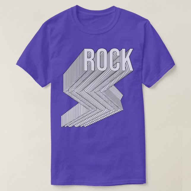 Fels geometrisch T-Shirt (Design vorne)
