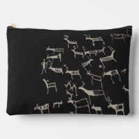 Fels Petroglyphe Alte Europäische Hirschjagd