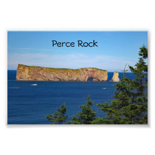 Fels von Percé im Golf von Saint Lawrence Fotodruck