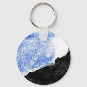 Felsberg und Traum Schlüsselanhänger