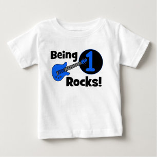 Felsen 1 sein! Der 1. Geburtstag des Baby T-shirt