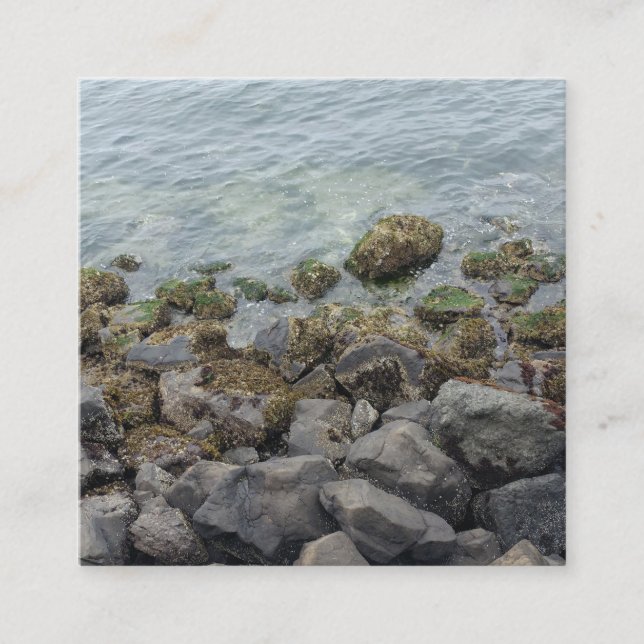 Felsen am Meer Begleitkarte (Vorderseite)