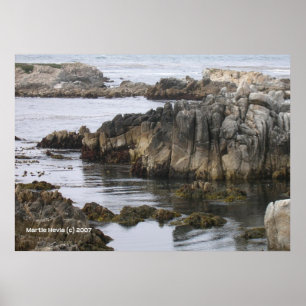 Felsen am Meer Poster