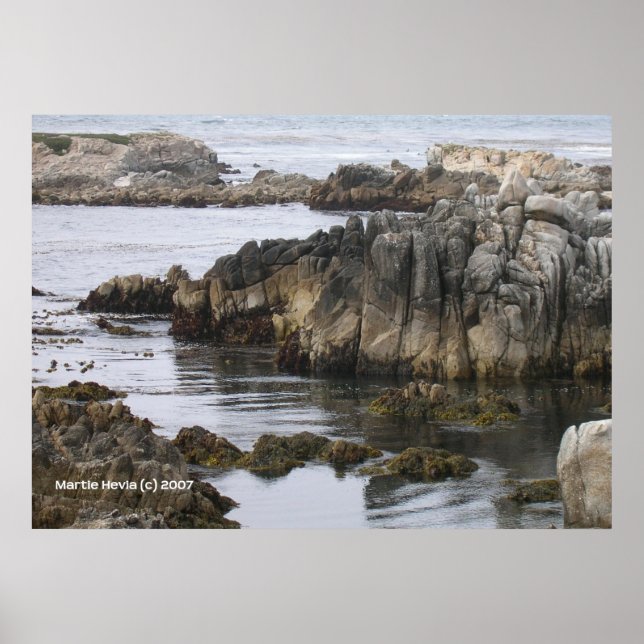 Felsen am Meer Poster