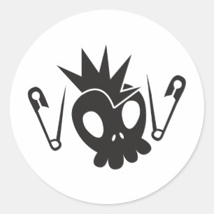 Felsen-Baby Runder Aufkleber