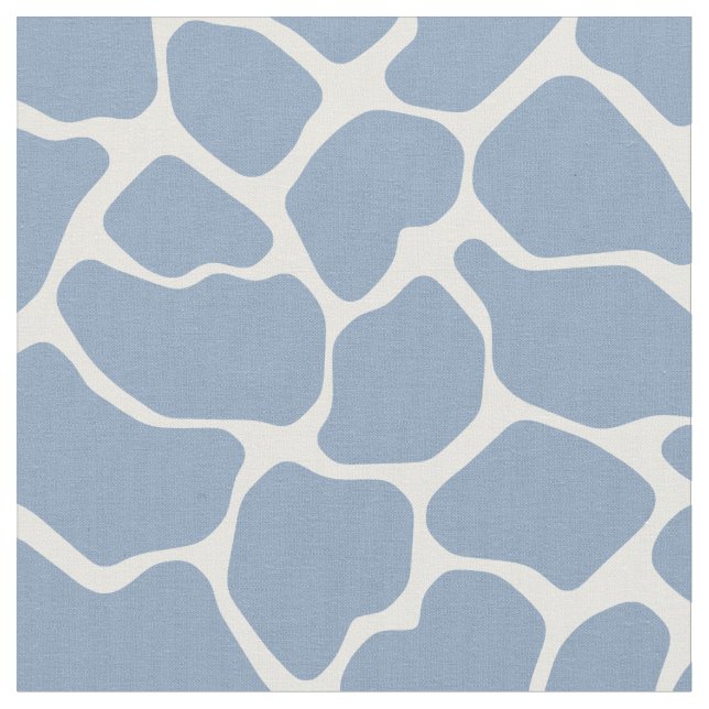 Felsen-blaue Safari-Giraffe Stoff (Nahaufnahme)