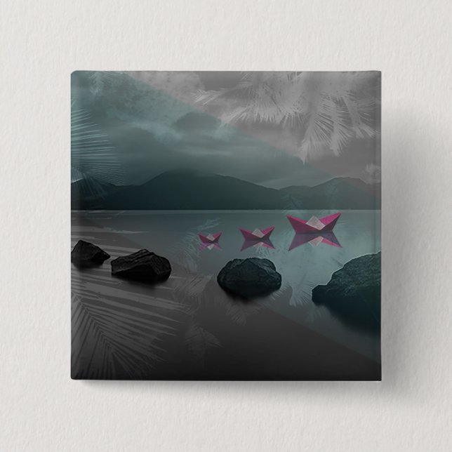 Felsen Button (Vorderseite)