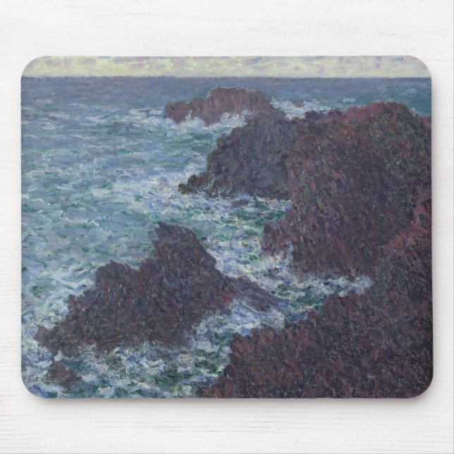 Felsen Claude Monets | am Belle-Ile, die wilde Mousepad (Vorne)