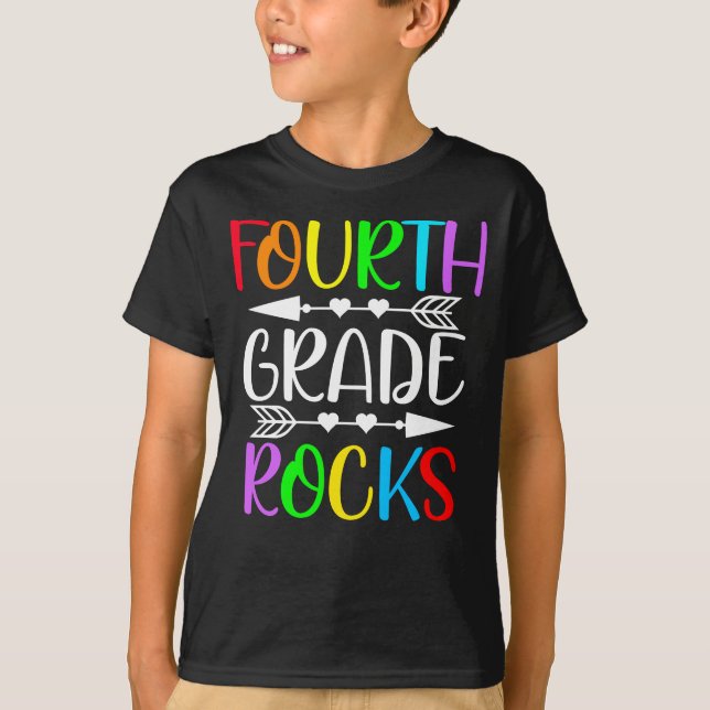 Felsen der vierten Klasse T-Shirt (Vorderseite)
