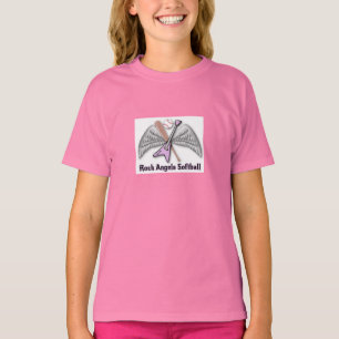 Felsen-Engels-Softball T-Shirt