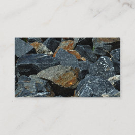 Felsen-Entwurfs-Visitenkarte Visitenkarte