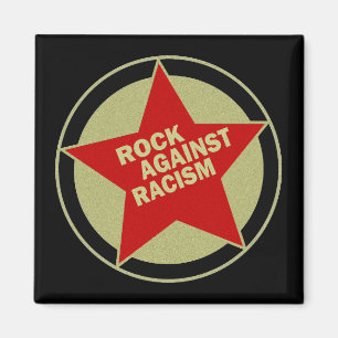 Felsen gegen Rassismus Magnet