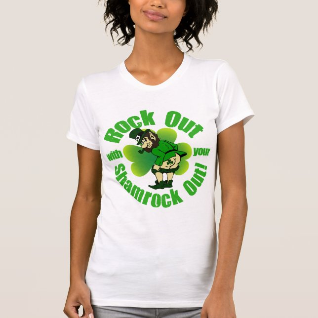 Felsen heraus an Tag St. Patricks T-Shirt (Vorderseite)