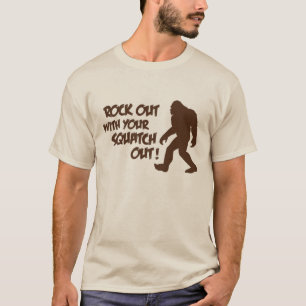Felsen heraus mit Ihrem Squatch heraus Shirt