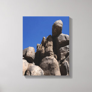 Felsen im Joshua-Tree-Nationalpark Leinwanddruck
