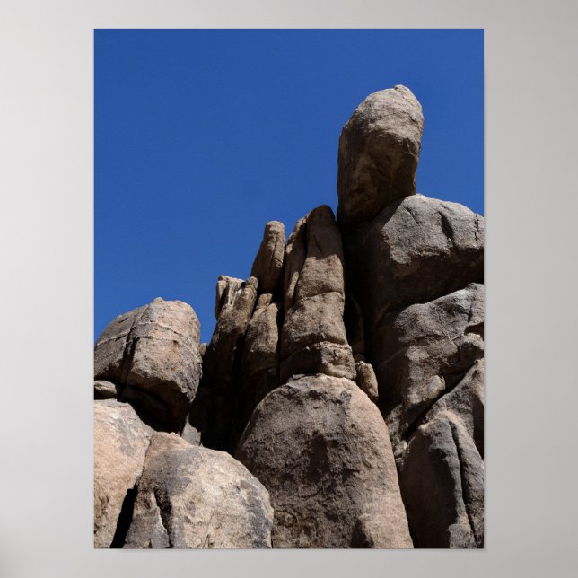 Felsen im Joshua-Tree-Nationalpark Poster (Vorne)