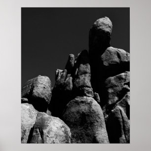 Felsen im Joshua-Tree-Nationalpark Poster