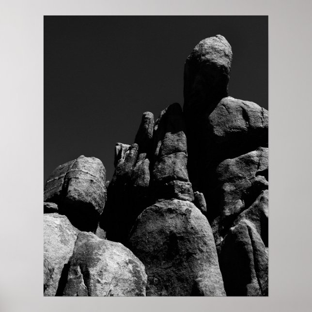 Felsen im Joshua-Tree-Nationalpark Poster (Vorne)