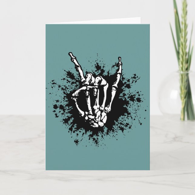 Felsen im Knochen Karte (Vorderseite)