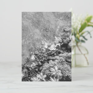 Felsen im Meer, Ansicht von oben 2 Karte