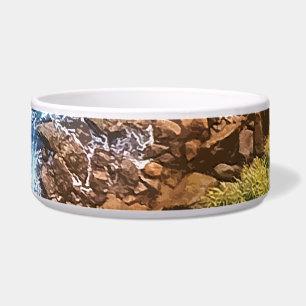 Felsen im Meer, über Sicht 1 Napf