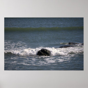 Felsen im Ozean Poster