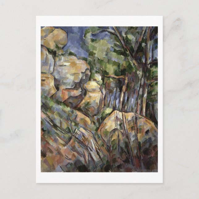 Felsen in der Nähe der Höhlen unter dem Schloss No Postkarte (Vorderseite)