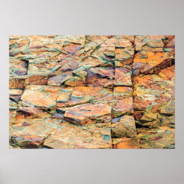 Felsen in Maine Nature 19" x 13" Archival Poster