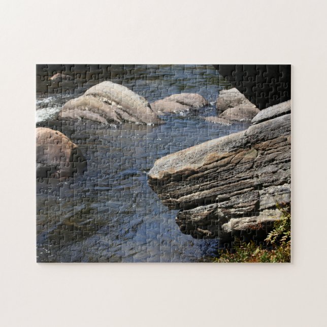 Felsen in Stream Nature Puzzle (Horizontal)