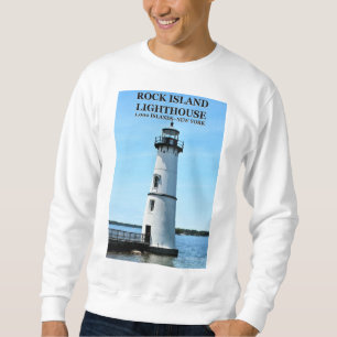 Felsen-Insel-Leuchtturm, New- YorkSweatshirt Sweatshirt
