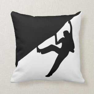 Felsen-KletternSilhouette Kissen